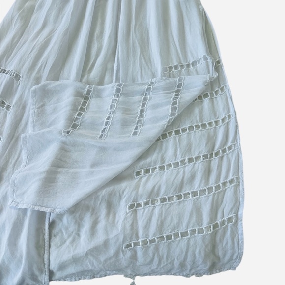 VIX SWIMWEAR Pamela Embroidered Cover-up Dress in White - Picture 9 of 10